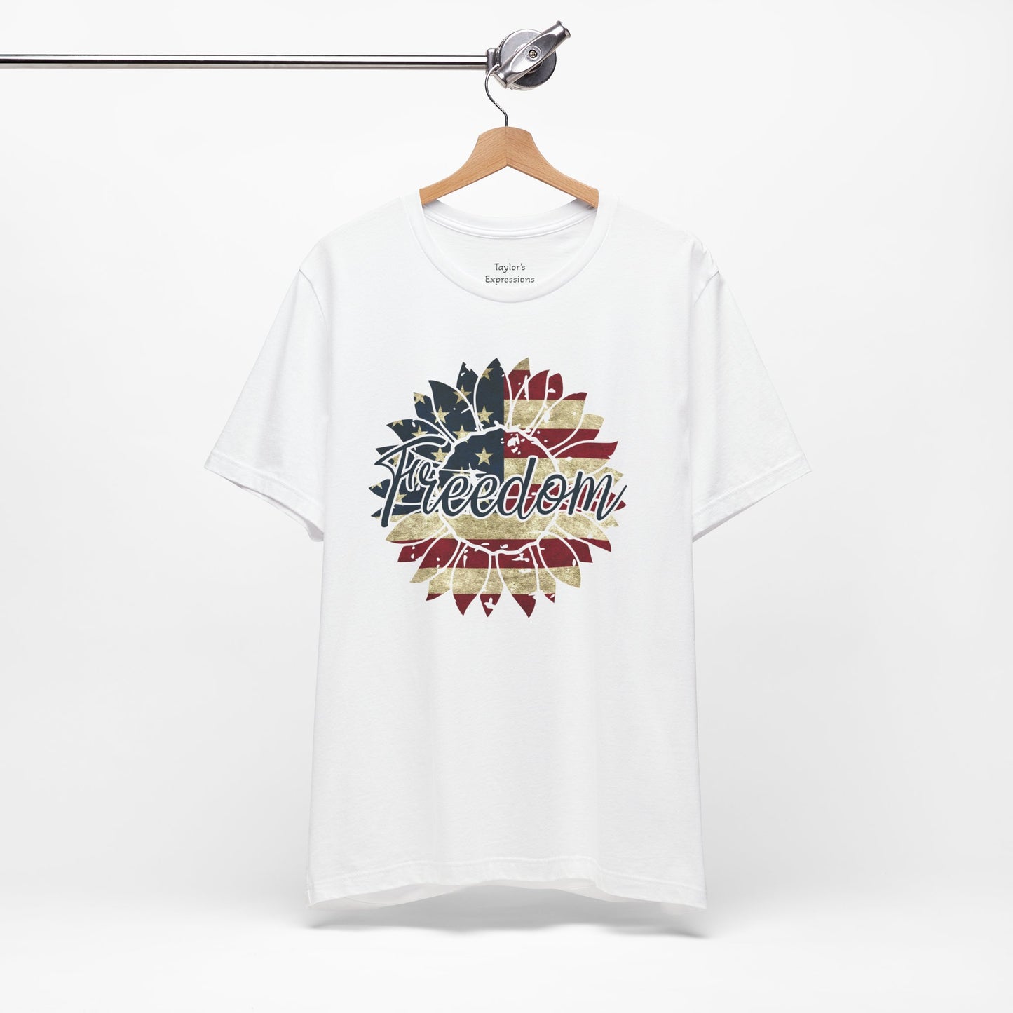 Freedom Sunflower Red, White and Blue T-Shirt