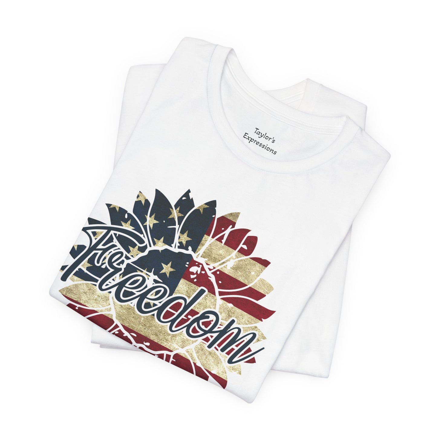 Freedom Sunflower Red, White and Blue T-Shirt