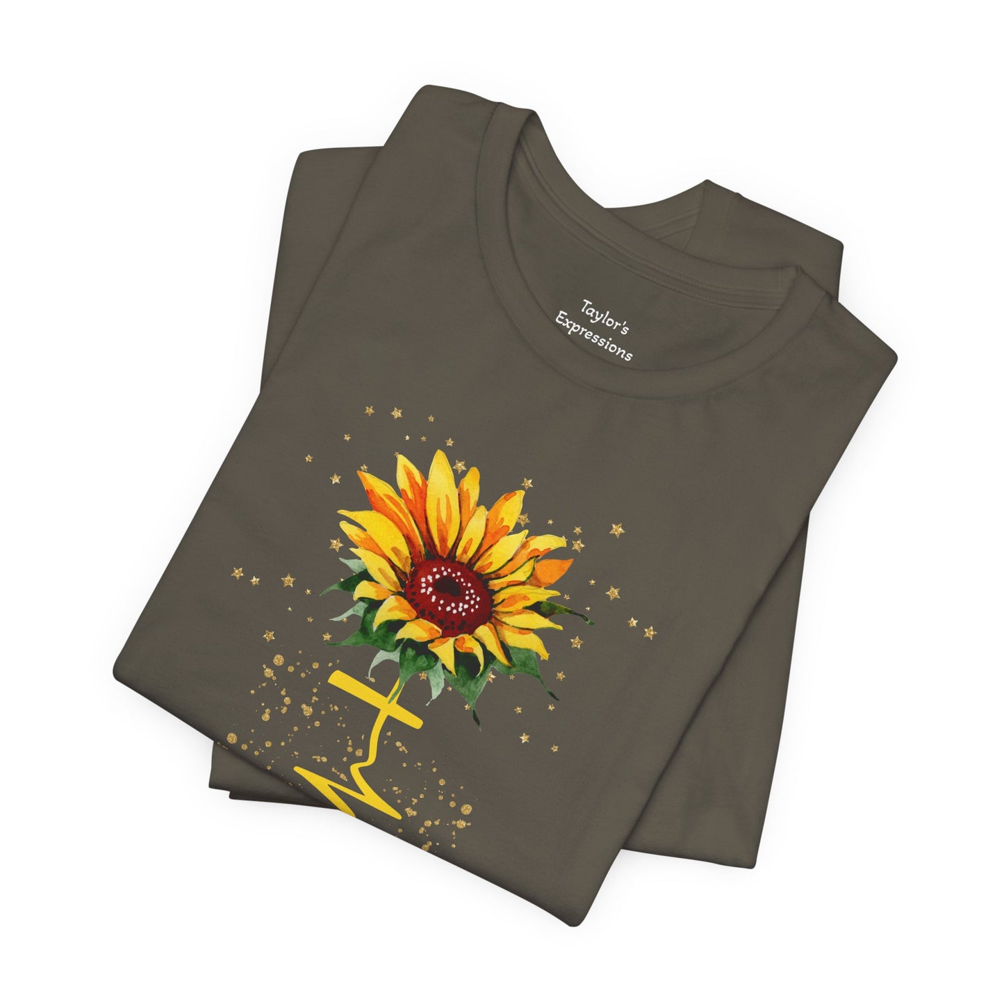 Faith, Hope and Love Sunflower Graphic Tee