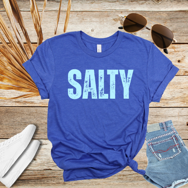 Salty Graphic T-Shirt β Bold Summer Tee for Beach Days, Lake Life, and Sassy Vibes