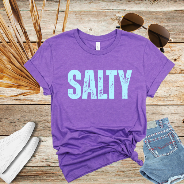 Salty Graphic T-Shirt β Bold Summer Tee for Beach Days, Lake Life, and Sassy Vibes