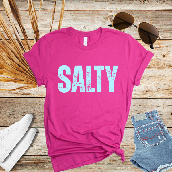 Salty Graphic T-Shirt β Bold Summer Tee for Beach Days, Lake Life, and Sassy Vibes