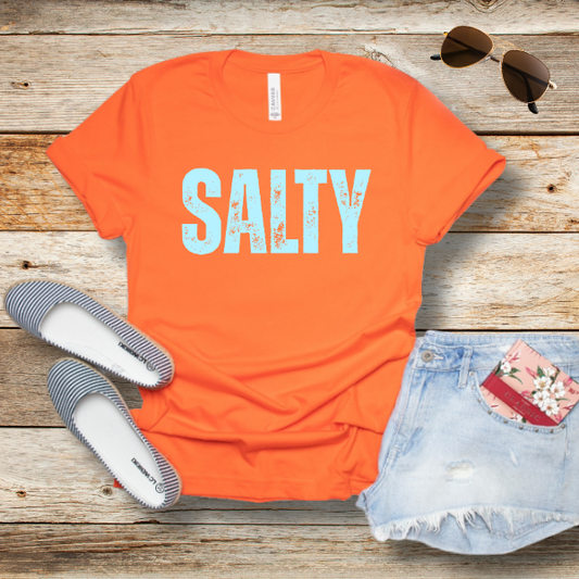 Salty Graphic T-Shirt – Bold Summer Tee for Beach Days, Lake Life, and Sassy Vibes