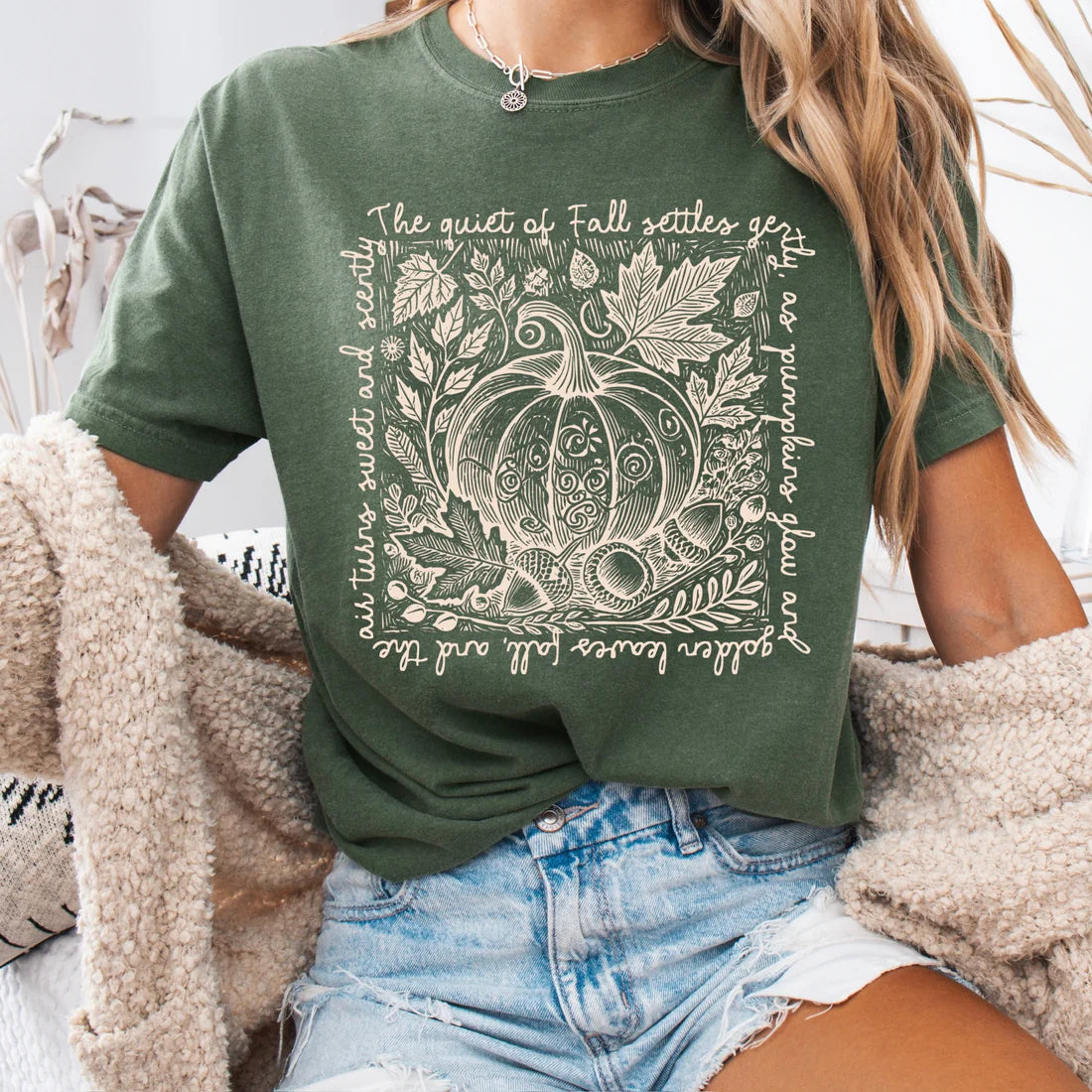 Fall Pumpkin Comfort Colors T-Shirt, Fall T-shirt, Fall Vibes, Pumkin Tee