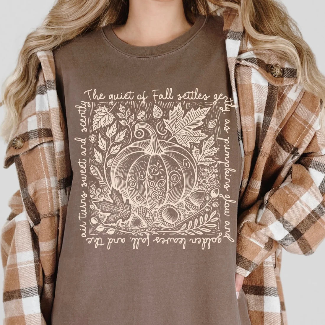 Fall Pumpkin Comfort Colors T-Shirt, Fall T-shirt, Fall Vibes, Pumkin Tee