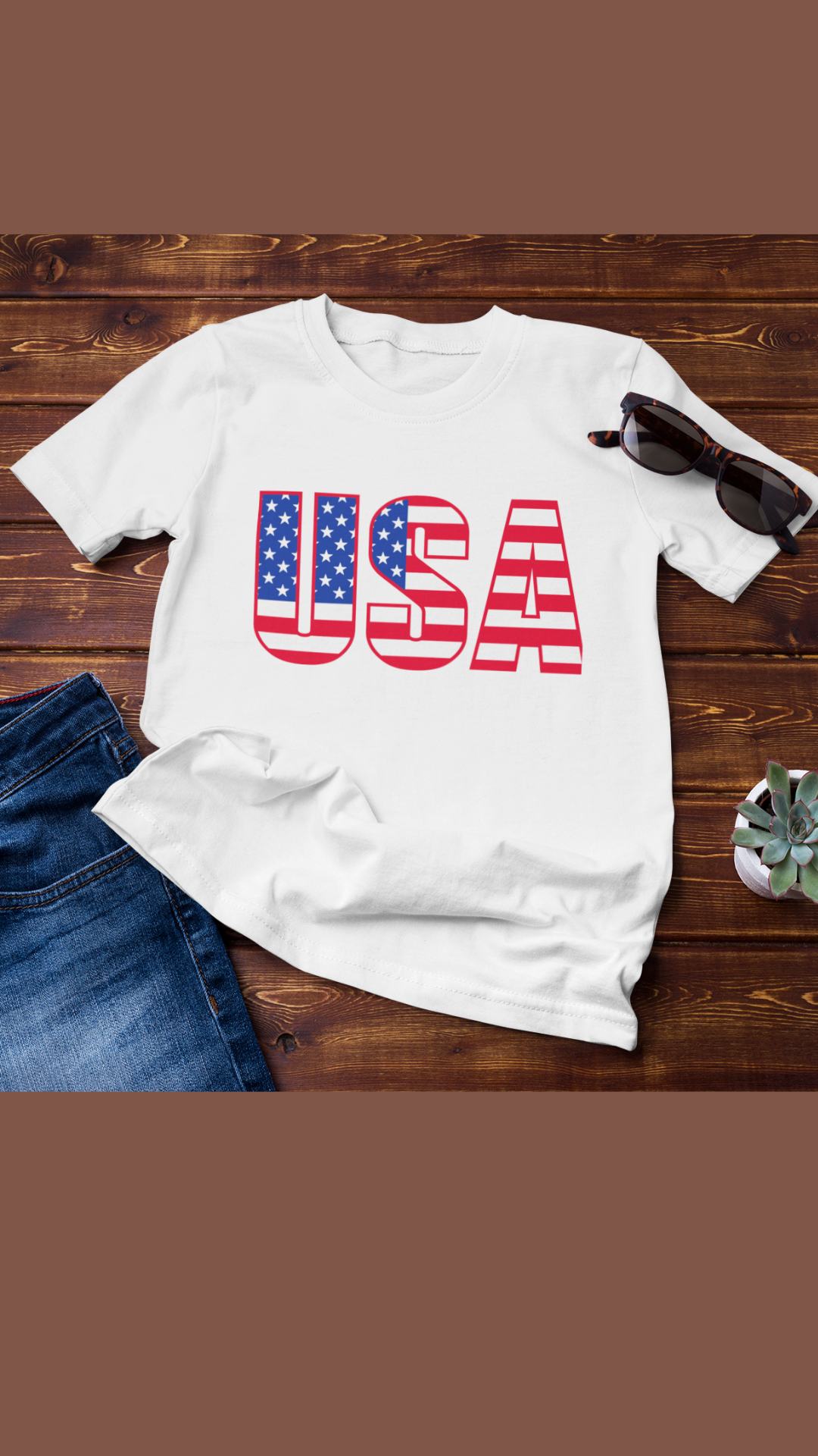 USA Patriotic Graphic Tee