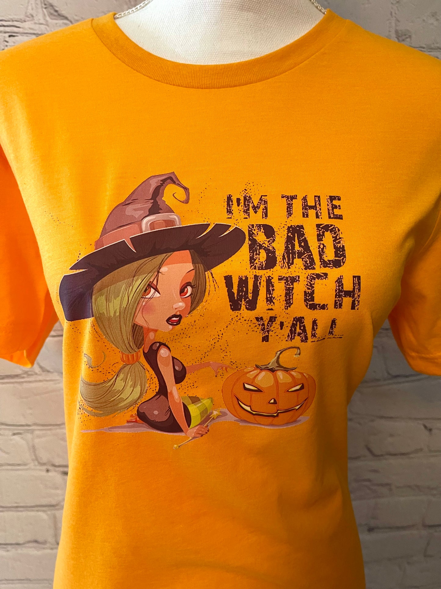 I’m The Bad Witch Y’all Halloween T-Shirt