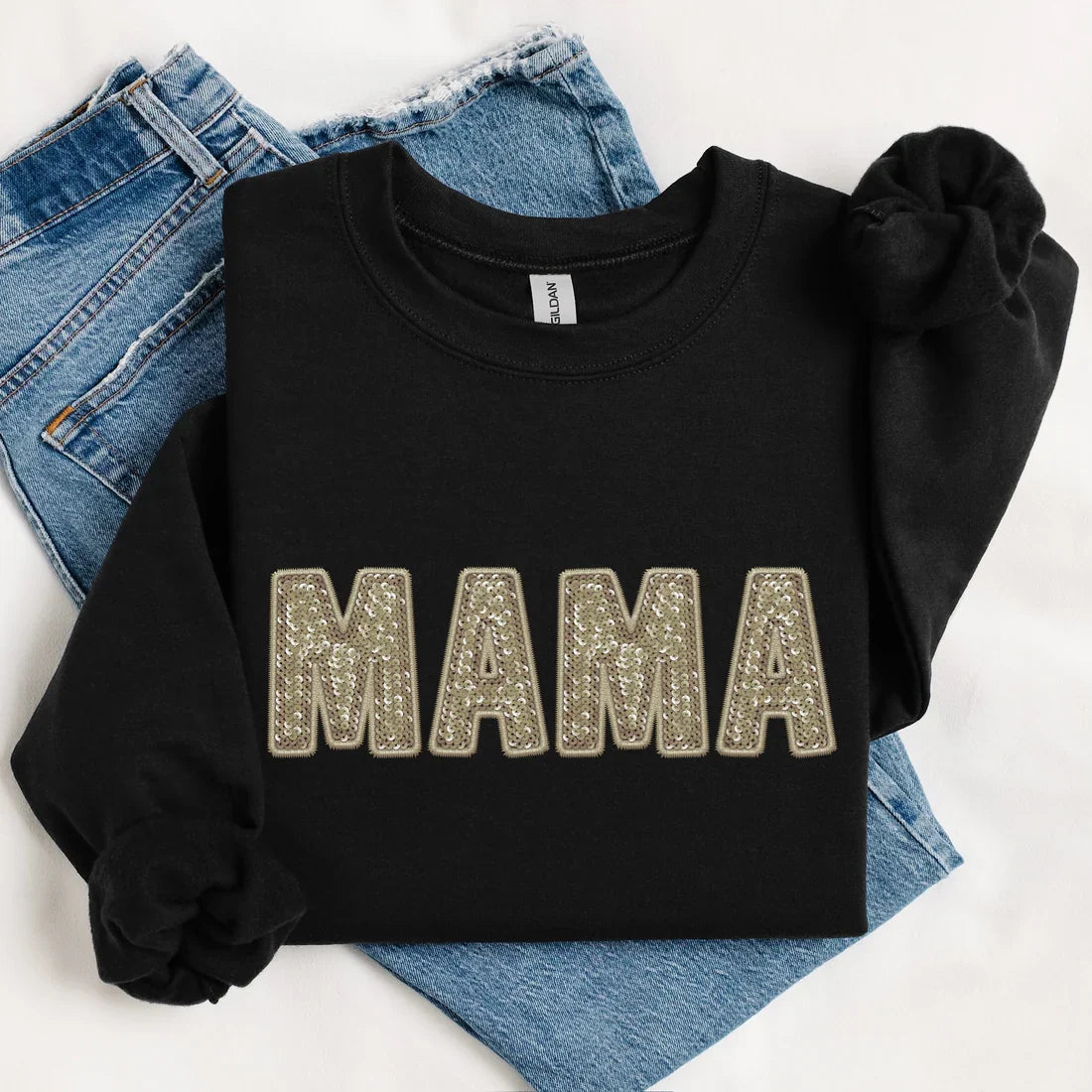 Camping sweatshirt with camping scene with the words No City Lights Just, Campfire Nights