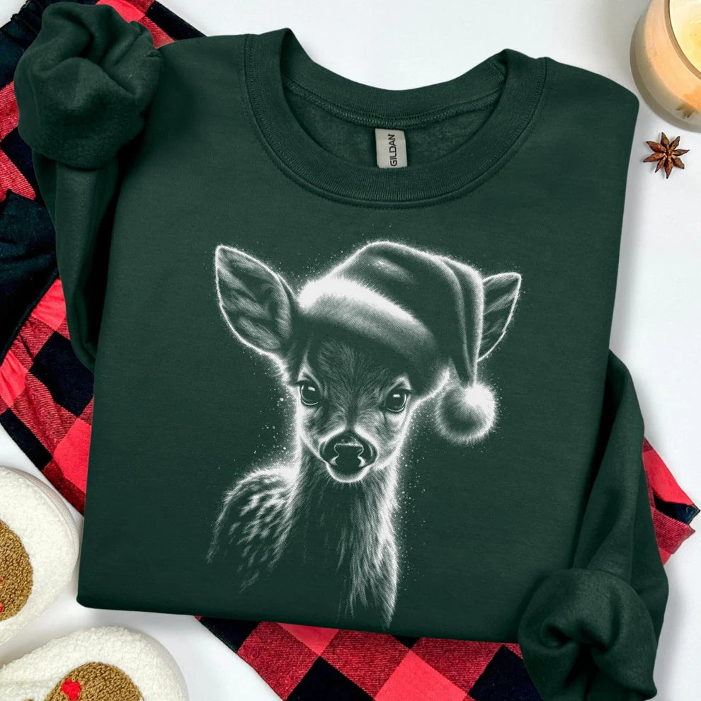 Reindeer Holiday Womens Sweatshirt