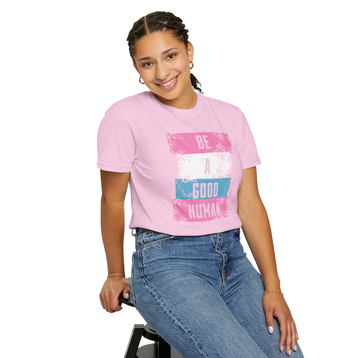Be a Good Human T-Shirt | Inspirational Comfort Colors Graphic Tee