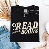 Read More Books, Comfort Colors Unisex Tee, Book Lovers, Booktoverts, Reading, Teachers