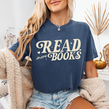 Read More Books, Comfort Colors Unisex Tee, Book Lovers, Booktoverts, Reading, Teachers