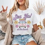 Comfort Colors, Sea Ya at the Beach! 🌺 Short Sleeve, Womens t-shirt
