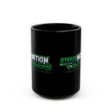 Striker Nation Outdoors Black Coffee Mug 15oz  Tribute to Heroes, LEOs & Vets