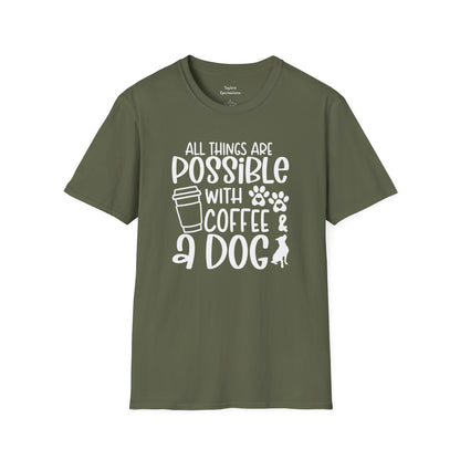 All Things are Possible   - White Print Unisex Soft Style T-shirt