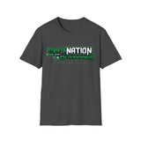 Striker Nation Outdoors Logo T-Shirt — Green Outdoorsmen Graphic Tee