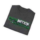 Striker Nation Outdoors Logo T-Shirt — Green Outdoorsmen Graphic Tee