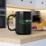 Striker Nation Outdoors Black Coffee Mug 15oz  Tribute to Heroes, LEOs & Vets