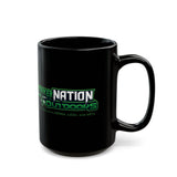 Striker Nation Outdoors Black Coffee Mug 15oz  Tribute to Heroes, LEOs & Vets