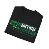 Striker Nation Outdoors Logo T-Shirt — Green Outdoorsmen Graphic Tee