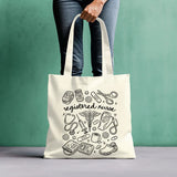 Registered Nurse Doodle Tote Bag, Nurses Doodle Tote, Nurse Insprired Tote Bag, Gifts For Nurses