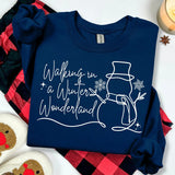 Walking In A Winter Wonderland Sweatshirt, Christmas Sweatshirt, Christmas Gift, Holiday Spirit