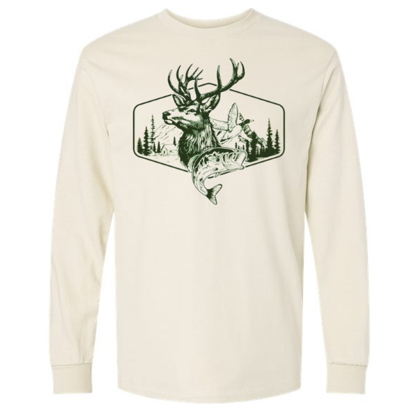 Mens Hunting and Fishing Shirt, Hunting and Fishing T-Shirt for Men, Gifts For Men