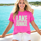 Lake Junkie Unisex Tee | Summer Vibes T-Shirt | Outdoor Adventure Shirt | Gift for Lake Lovers | Casual Wear for All Occasions