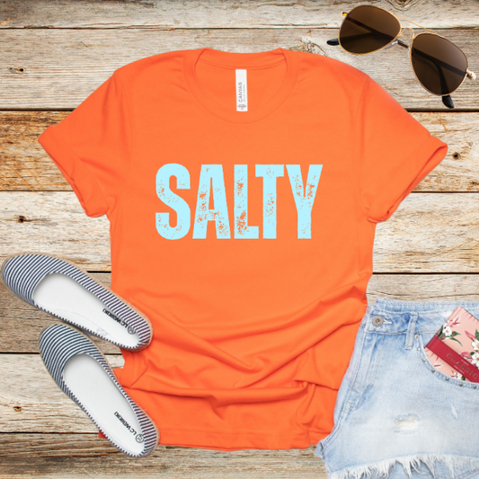 Salty Graphic T-Shirt – Bold Summer Tee for Beach Days, Lake Life, and Sassy Vibes