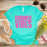 Summer Vibes T-Shirt – Bright Graphic Tee for Beach Days, Pool Parties & Vacay Style