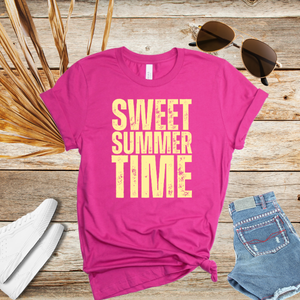 Sweet Summer Time T-Shirt – Cute & Colorful Graphic Tee for Beach Days, Pool Parties & Vacay Vibes