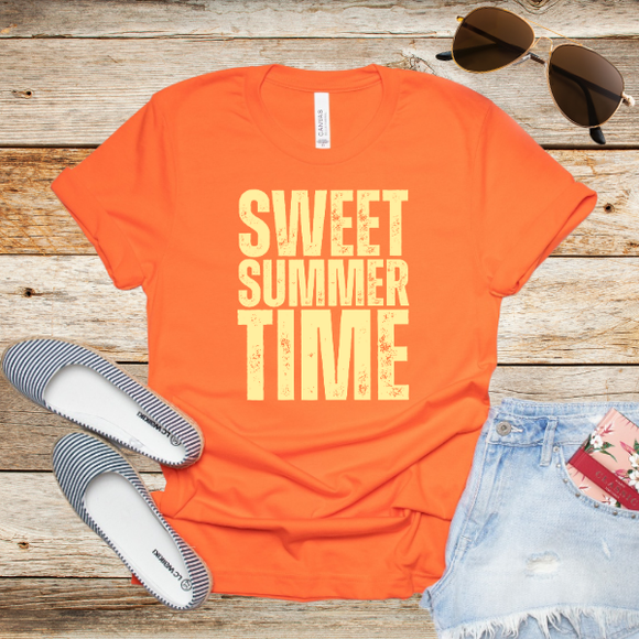 Sweet Summer Time T-Shirt – Cute & Colorful Graphic Tee for Beach Days, Pool Parties & Vacay Vibes