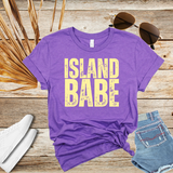 Island Babe Womens Short Sleeve Tee - Vibrant Summer Vibes