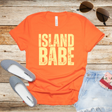 Island Babe Womens Short Sleeve Tee - Vibrant Summer Vibes