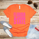Florida The Sunshine State, Womens T-Shirt, Vacation Shirt, Summer Apparel, Trendy Gift, Casual Wear