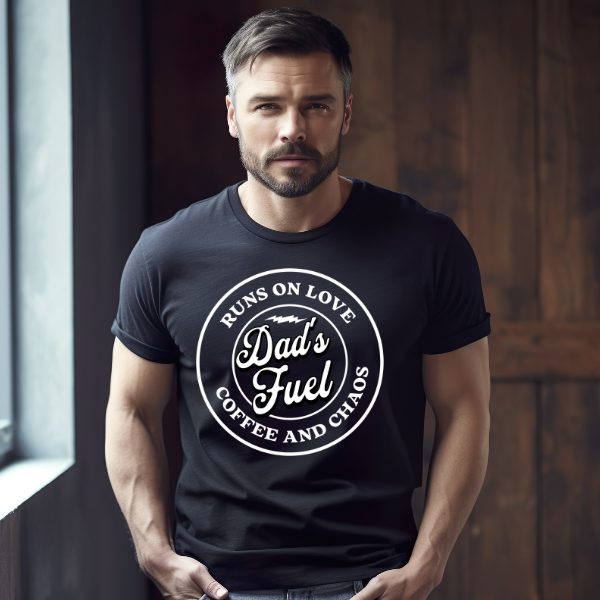 Coffee Lovers Dad T-Shirt.  Father's Day Gift for Men