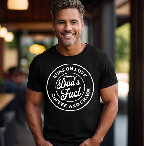 Coffee Lovers Dad T-Shirt.  Father's Day Gift for Men