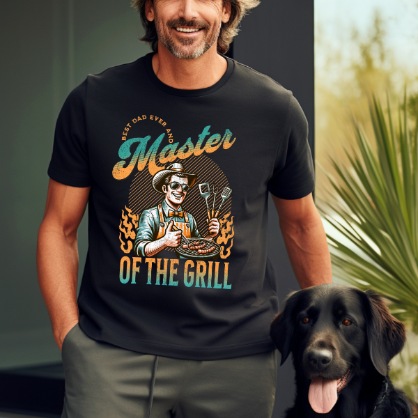 Best Dad and Grill Master T-Shirt | Funny Father's Day Gift for Men