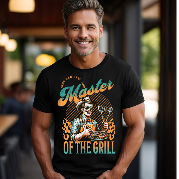 Best Dad and Grill Master T-Shirt | Funny Father's Day Gift for Men