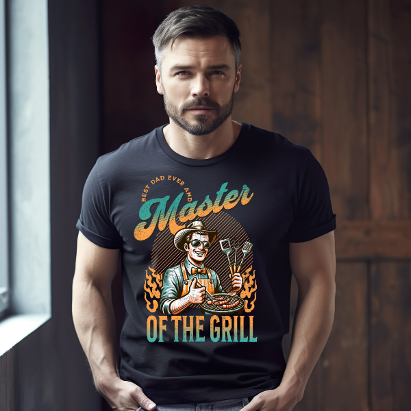 Best Dad and Grill Master T-Shirt | Funny Father's Day Gift for Men