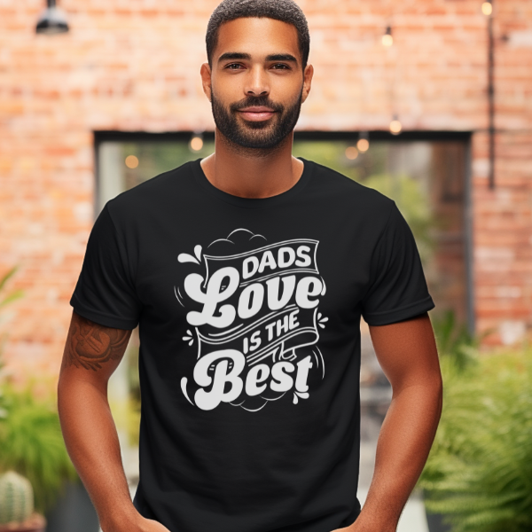 Dad's Love Is The Best T-Shirt | Heartfelt Father's Day Gift for Men