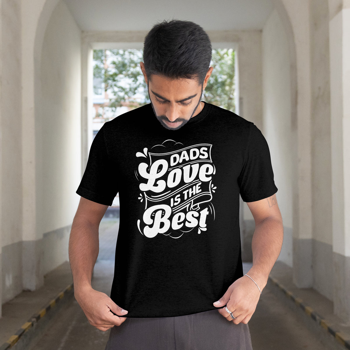 Dad's Love Is The Best T-Shirt | Heartfelt Father's Day Gift for Men