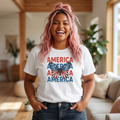 Patriotic Butterfly America Comfort Colors T-Shirt