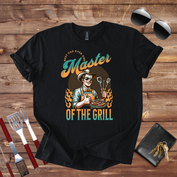 Best Dad and Grill Master T-Shirt | Funny Father's Day Gift for Men