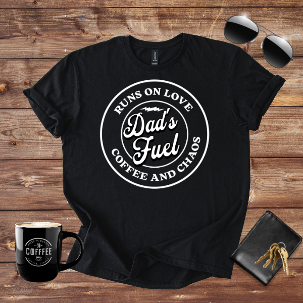 Coffee Lovers Dad T-Shirt.  Father's Day Gift for Men