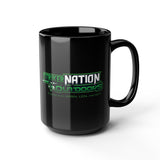 Striker Nation Outdoors Black Coffee Mug 15oz  Tribute to Heroes, LEOs & Vets