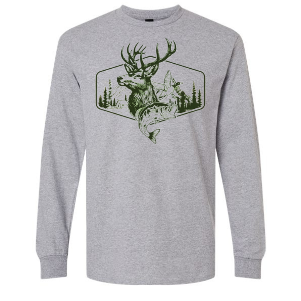 Mens Hunting and Fishing Shirt, Hunting and Fishing T-Shirt for Men, Gifts For Men