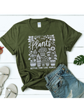 I Like Plants Better Than People, Unisex Graphic Tee, Plants, Gardening Tees, Garnding Vibes