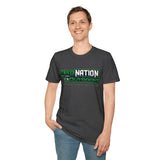 Striker Nation Outdoors Logo T-Shirt — Green Outdoorsmen Graphic Tee