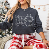 Walking In A Winter Wonderland Sweatshirt, Christmas Sweatshirt, Christmas Gift, Holiday Spirit